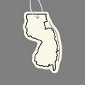 Paper Air Freshener - New Jersey (Outline)